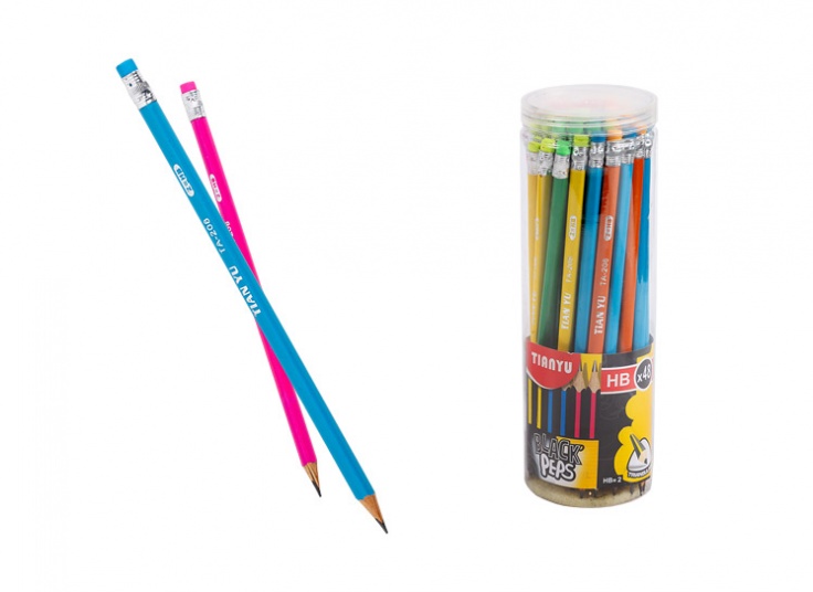 پک 48 عددی مداد مشکی TIAN YU