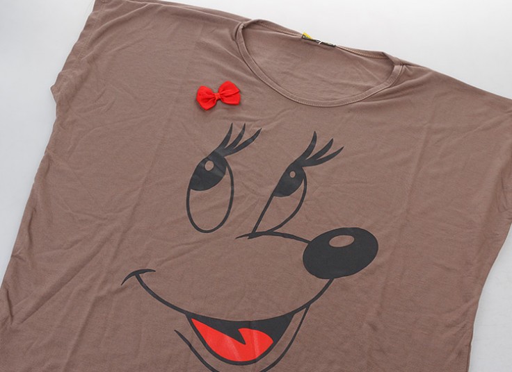 تیشرت زنانه سایز بزرگ Minnie Mouse