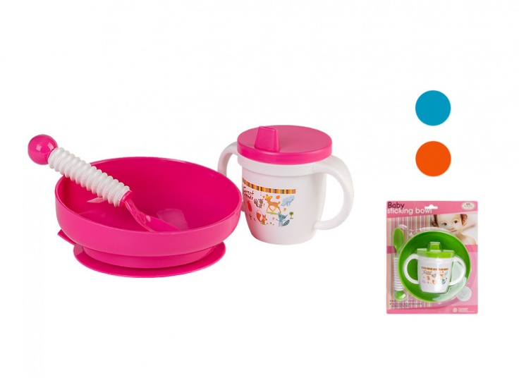 ست سه تکه ظرف غذای کودک D&R