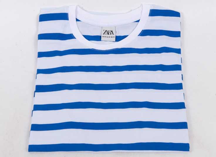 تیشرت مردانه راه راه طرح Zara