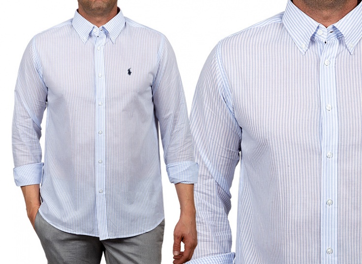 پیراهن راه راه Raph Lauren