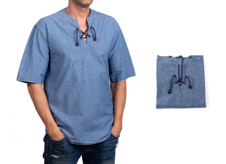 تیشرت مردانه جین طرح H&M