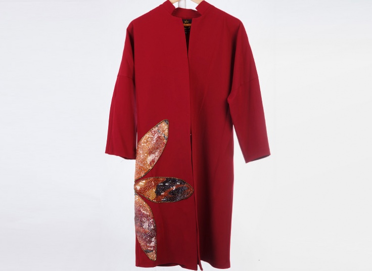 مانتو کرپ زنانه Floreado