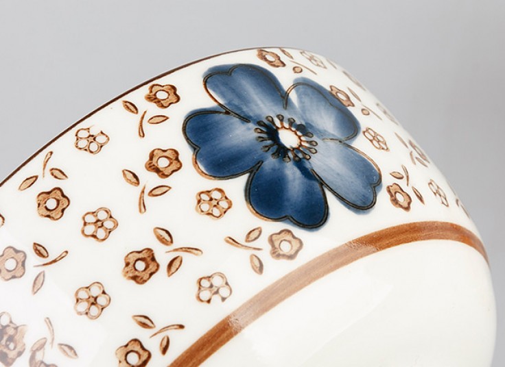 پکیج 5 عددی کاسه سرامیکی گلدار