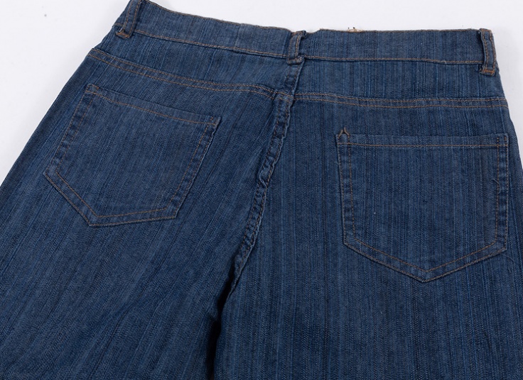 شلوار جین کاغذی دمپا گشاد زنانه