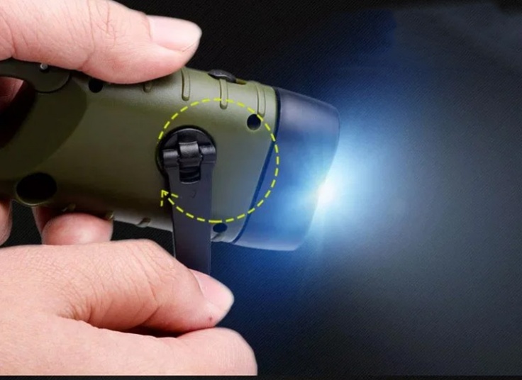 چراغ قوه دستی شارژی خورشیدی