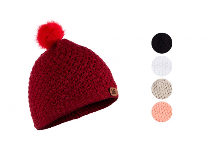 کلاه بافت منگوله دار MR