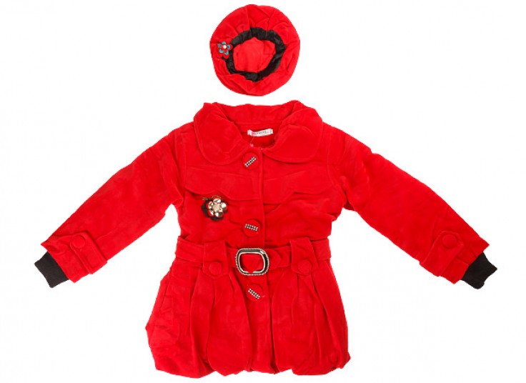 کت مخمل زمستانی دخترانه Vogue