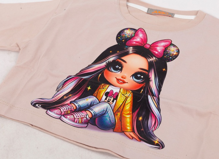 ست کراپ شلوار دخترانه JAAGO