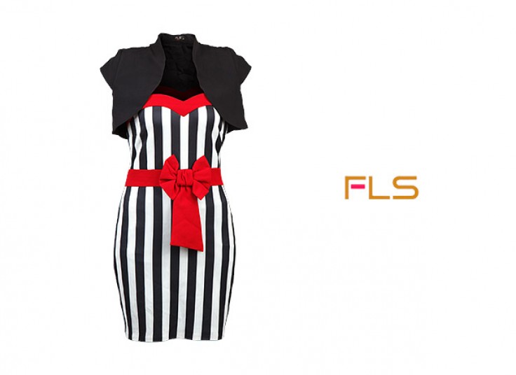 پیراهن زنانه دو تکه  FLS