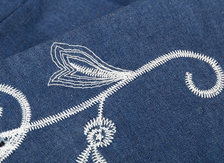 مانتو طرح جین گیپوردار