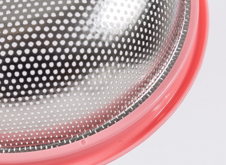 آبکش استیل دور پلاستیک