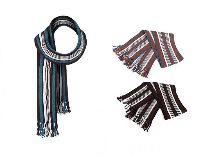 شال گردن بافت Stripe