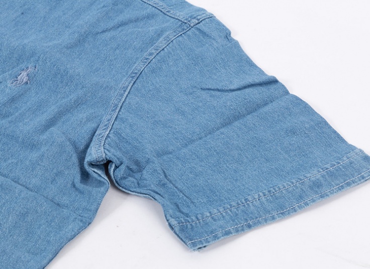 پیراهن جین آستین کوتاه طرح Ralph Lauren