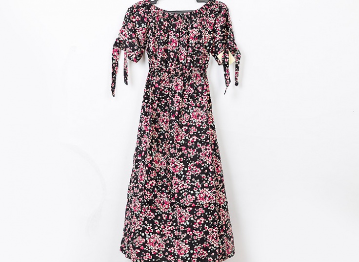 پیراهن ساحلی یقه قایقی