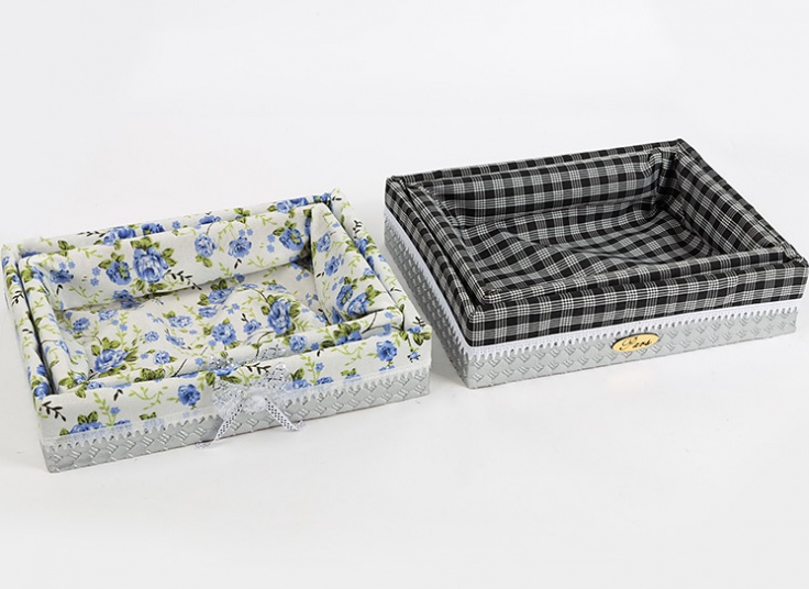 پک دو عددی سبد نان چوبی