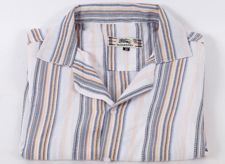 پیراهن مردانه کنفی طرح BURBERRY