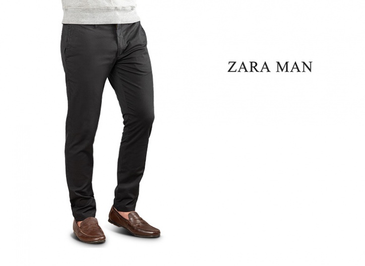 شلوار کتان مردانه Zara Man