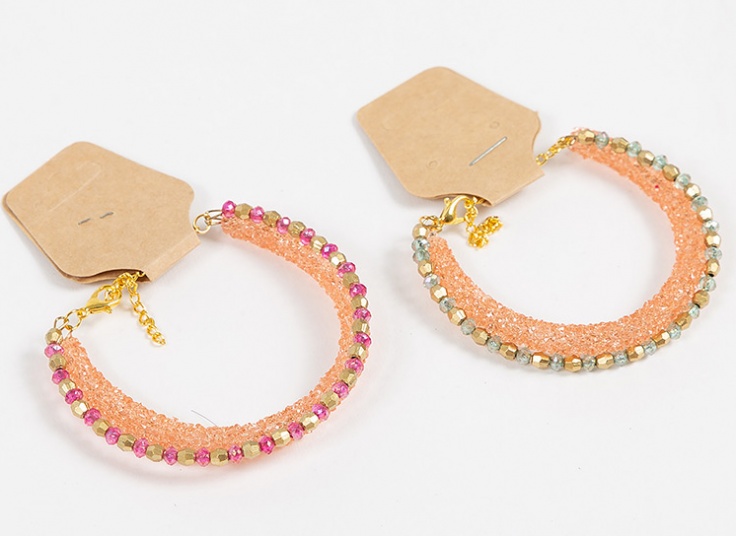 دستبند طرح کریستال