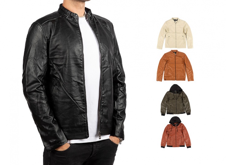 کاپشن چرم Wind Wolf