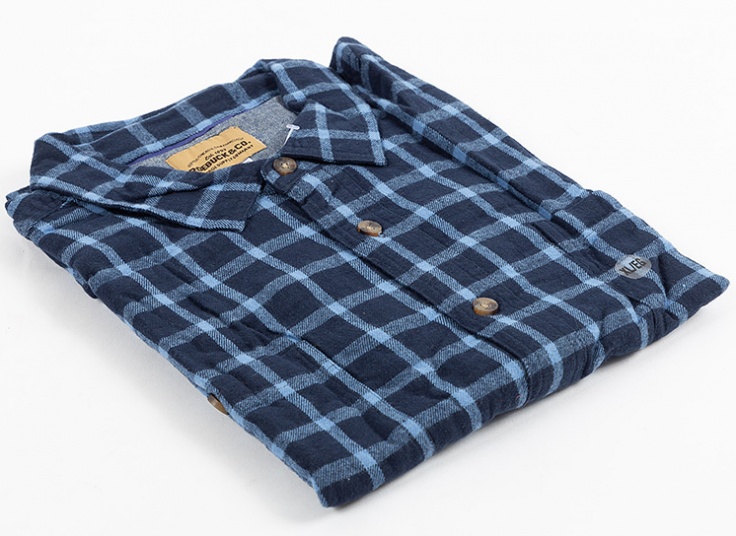 پیراهن پشمی چهار خانه