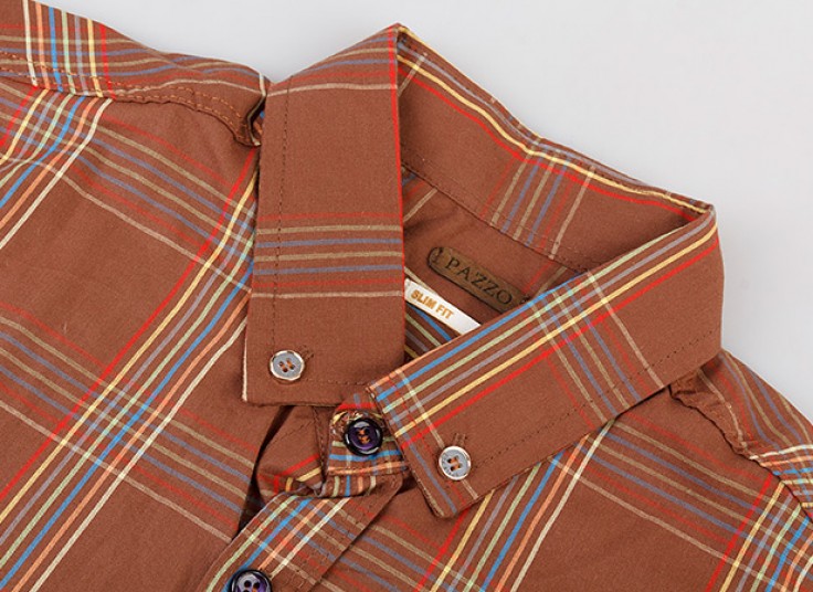 پیراهن مردانه چهارخانه POLO