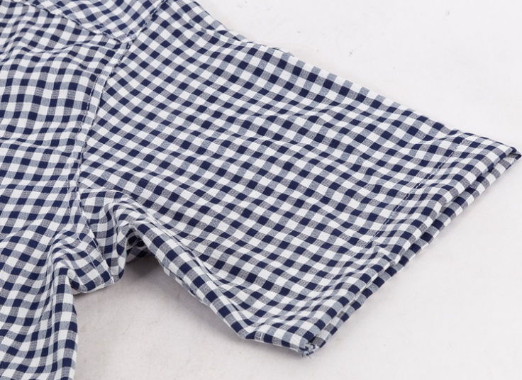 پیراهن یقه انگلیسی چهارخونه Salvatore Ferragamo