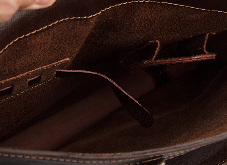 کیف اداری چرم طبیعی lezar