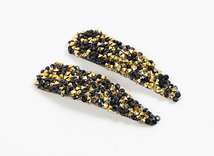 گیره مو دو عددی کریستالی