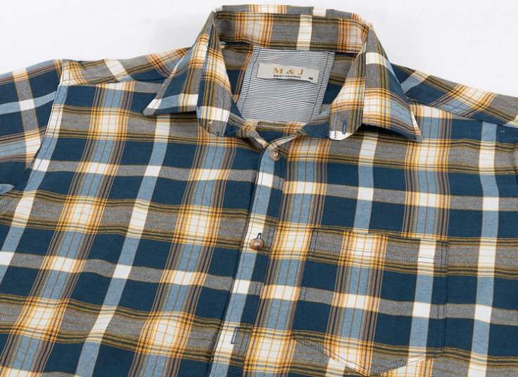 پیراهن مردانه چهار خانه M&J