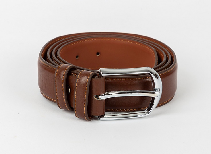 کمربند سگگ دار چرم طبیعی