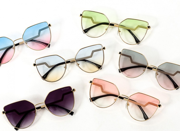 عینک آفتابی زنانه Ditiai مدل 9674