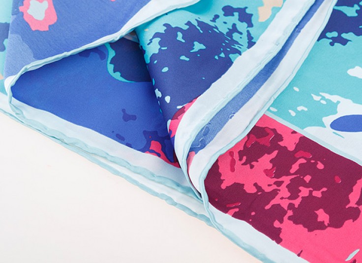 روسری ساتن ابریشم ASTAK