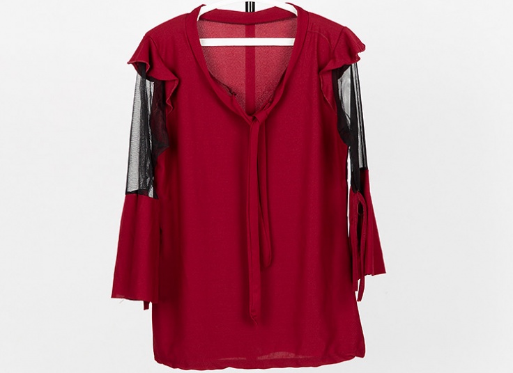 شومیز زنانه آستین کلوش