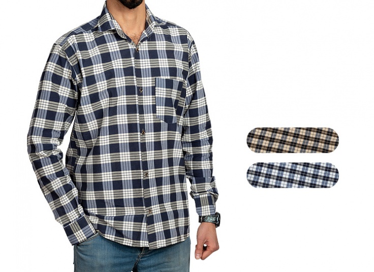 پیراهن مردانه چهارخانه