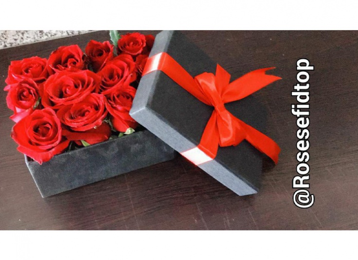 گل فروشی رز سفید