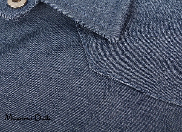 پیراهن جین مردانه Massimo Dutti