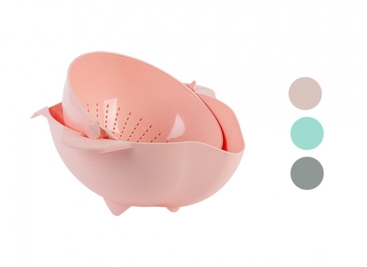 ست کاسه و آبکش استپ دار Dima