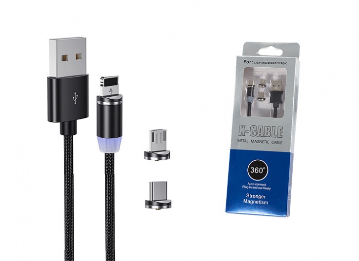 کابل شارژ مغناطیسی X-cable
