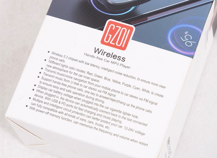 شارژر فندکی و FM Player خودرو GZ01