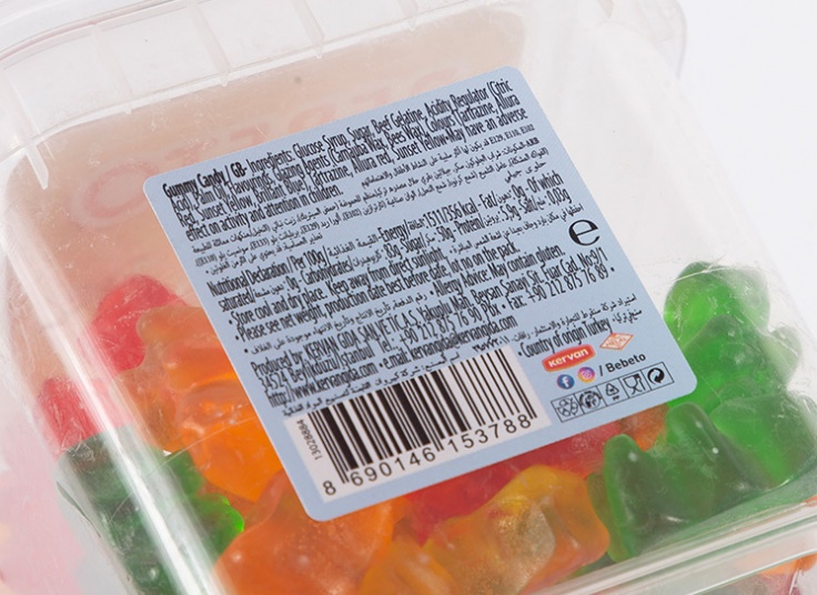 پاستیل ظرف دار BEBETO