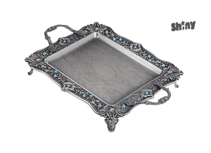 سینی پایه دار shiny