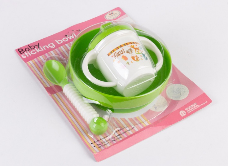 ست سه تکه ظرف غذای کودک D&R