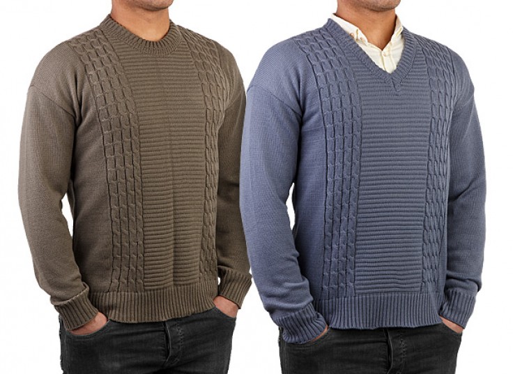 پلیور بافت مردانه KHAZAR