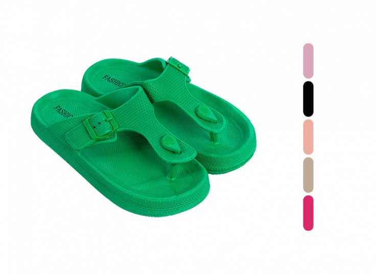 صندل زنانه لاانگشتی زیتون