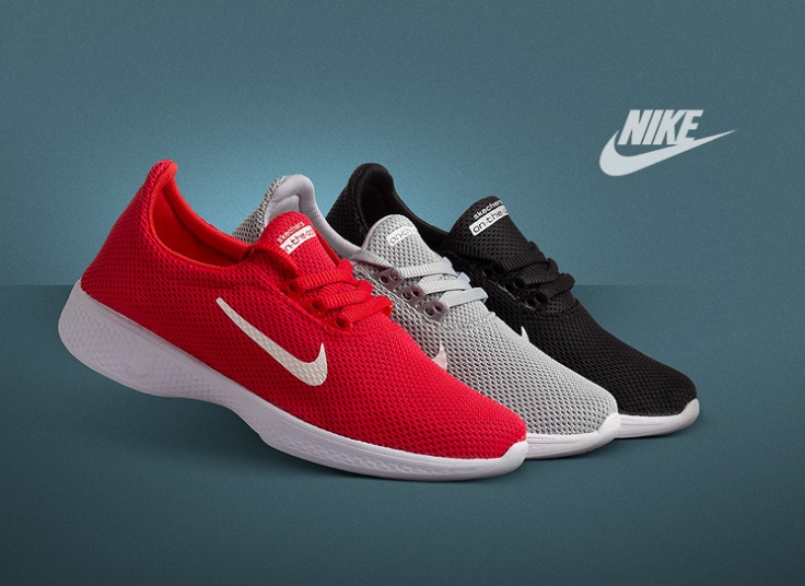 کفش کتانی زنانه طرح NIKE
