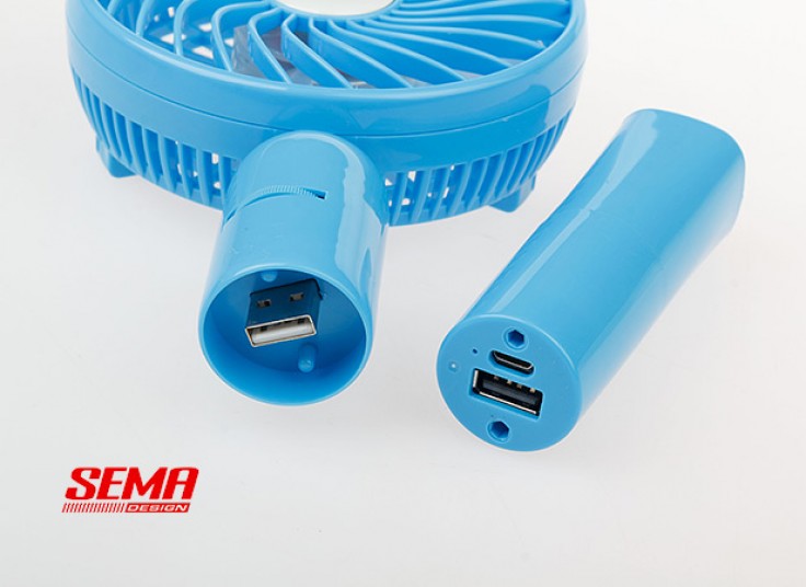 پنکه دستی پاوربانک SEMA