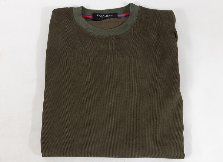 تیشرت مخمل مردانه Zara