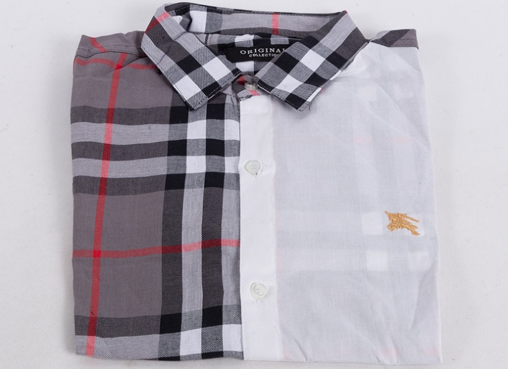 پیراهن چهارخانه مردانه طرح Burberry