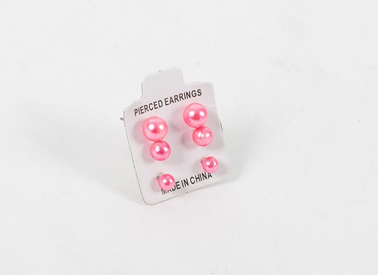 پک 3 عددی گوشواره مرواریدی میخی